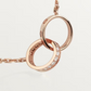 Cartier Love Necklace Diamonds - Rose Gold - B7013900