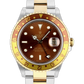 Rolex GMT-Master II - 40MM - Steel & Yellow Gold - Brown Dial - 16713cho