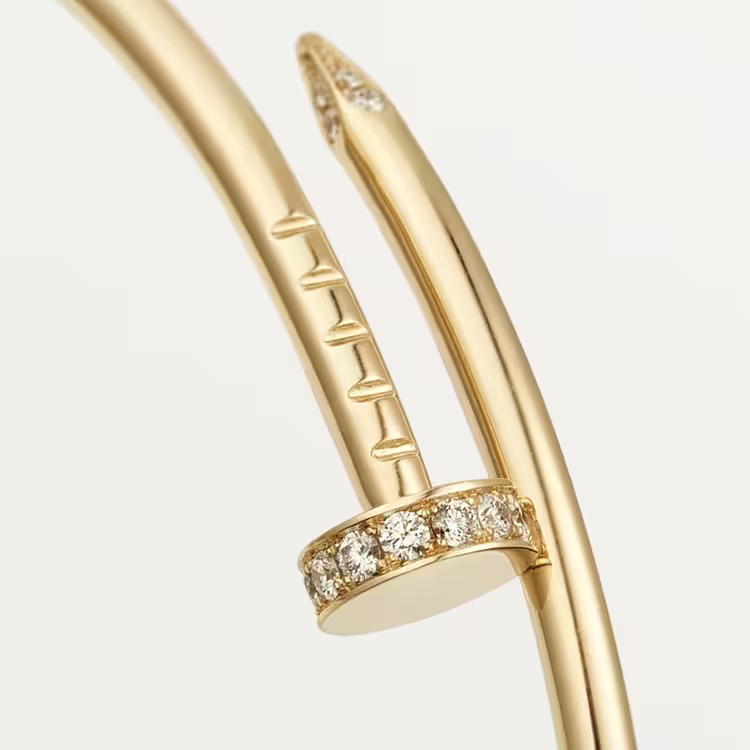 Cartier Just Un Clou - Yellow Gold Small Model - Diamonds - B6066117