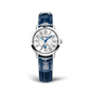 JLC - Rendez-Vous Classic Night & Day - 29 MM - Stainless Steel - Mother-Of-Pearl Dial - Blue Leather Strap - Q3468410
