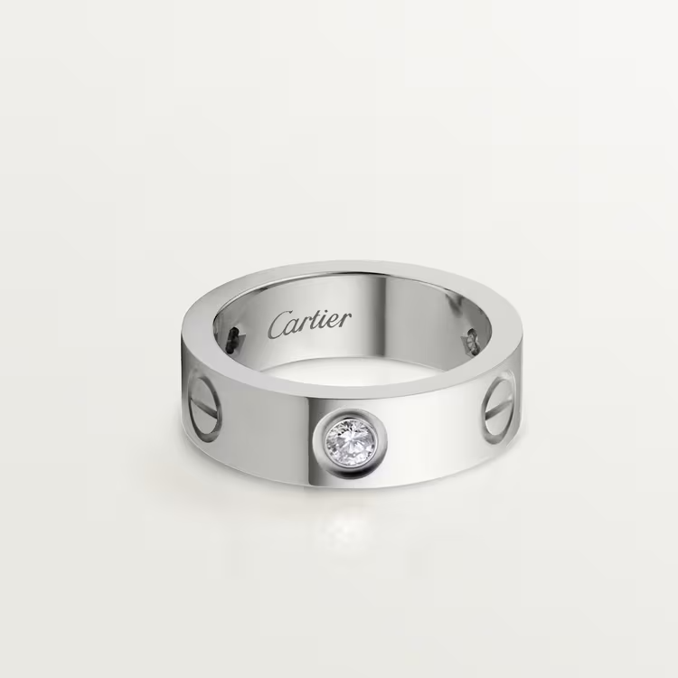 Cartier Love Ring - White Gold - Diamonds - B4032500