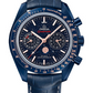 Omega Constellation Blue Ceramic 44.25 MM - Blue Leather Strap - Blue Dial - 304.93.44.52.03.002