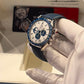 Omega Speedmaster "Silver Snoopy Award" 50th Anniversary Stainless Steel 42 MM - Coated Nylon Fabric Bracelet - Silver Dial - 310.32.42.50.02.001