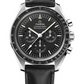 Omega Speedmaster Stainless Steel 42 MM - Black Leather Strap - Black Dial - 310.32.42.50.01.002