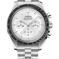 Omega Speedmaster White Gold 42 MM - White Gold Bracelet - Silvery Step Dial - 310.60.42.50.02.001