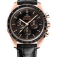 Omega Speedmaster Rose Gold 42 MM - Black Leather Strap - Black Dial - 310.63.42.50.01.001