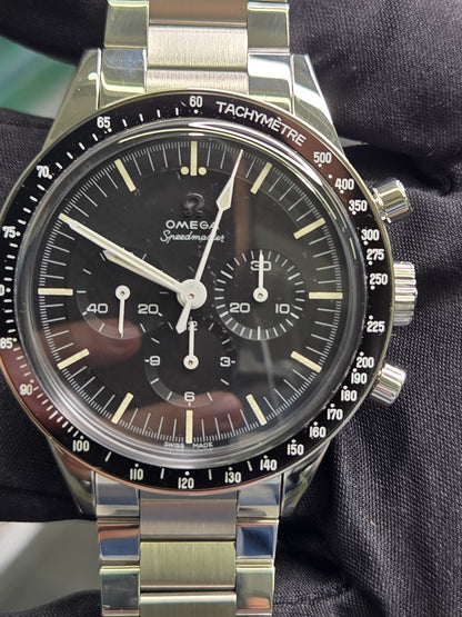 Omega Speedmaster Calibre 321 Stainless Steel 39.7 MM - Stainless Steel Bracelet - Black Dial - 311.30.40.30.01.001
