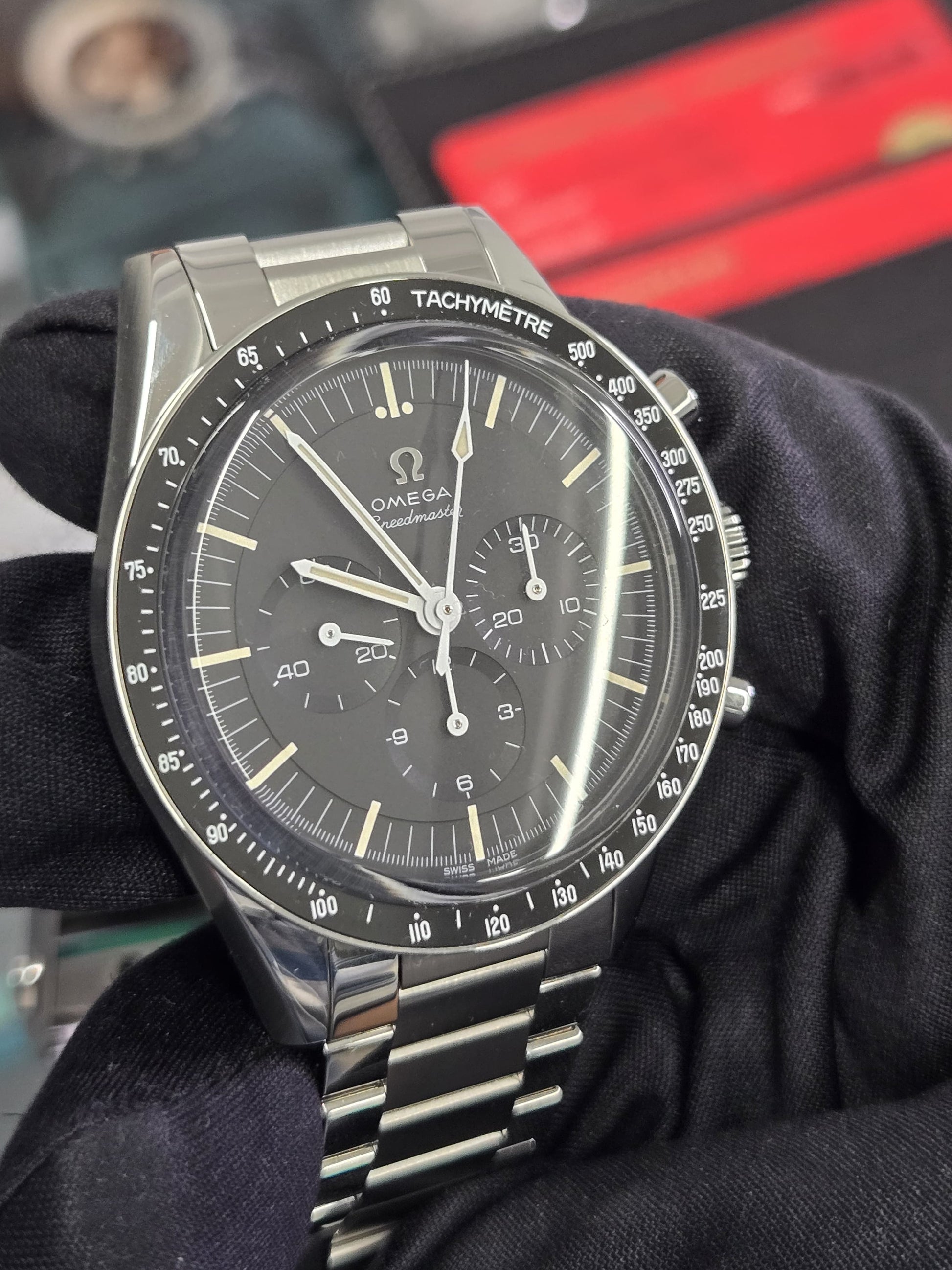 Omega Speedmaster Calibre 321 Stainless Steel 39.7 MM - Stainless Steel Bracelet - Black Dial - 311.30.40.30.01.001
