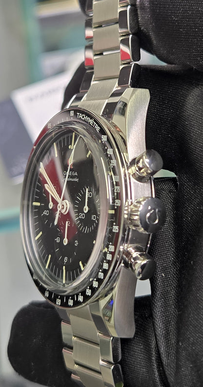 Omega Speedmaster Calibre 321 Stainless Steel 39.7 MM - Stainless Steel Bracelet - Black Dial - 311.30.40.30.01.001