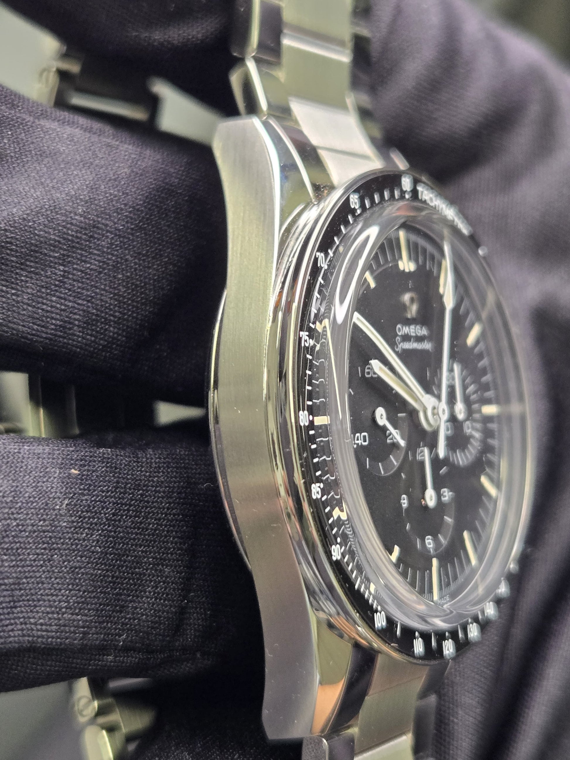 Omega Speedmaster Calibre 321 Stainless Steel 39.7 MM - Stainless Steel Bracelet - Black Dial - 311.30.40.30.01.001