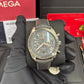 Omega Speedmaster Grey Ceramic 44.25 MM - Grey Leather Strap - Grey Dial - 311.63.44.51.99.001