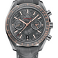 Omega Speedmaster Grey Ceramic 44.25 MM - Grey Leather Strap - Grey Dial - 311.63.44.51.99.001 nyc watcher nyc watches