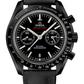 Omega Speedmaster Black Ceramic 44.25 MM - Black Fabric Strap - Black Dial - 311.92.44.51.01.003 nyc watcher nyc watches