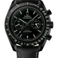 Omega Speedmaster Black Ceramic 44.25 MM - Black Leather Strap - Black Dial - 311.92.44.51.01.004 nyc watcher nyc watches