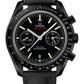 Omega Speedmaster Black Ceramic 44.25 MM - Black Fabric Strap - Black Dial - 311.92.44.51.01.007 nyc watcher nyc watches