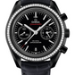 Omega Speedmaster Black Ceramic 44.25 MM - Black Leather Strap - Diamond Bezel - Black Dial - 311.98.44.51.51.001 nyc watcher nyc watches