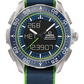 Omega Speedmaster Titanium 45 MM - Blue fabric Strap - Blue and Green Dial - 318.92.45.79.03.001 nyc watcher nyc watches