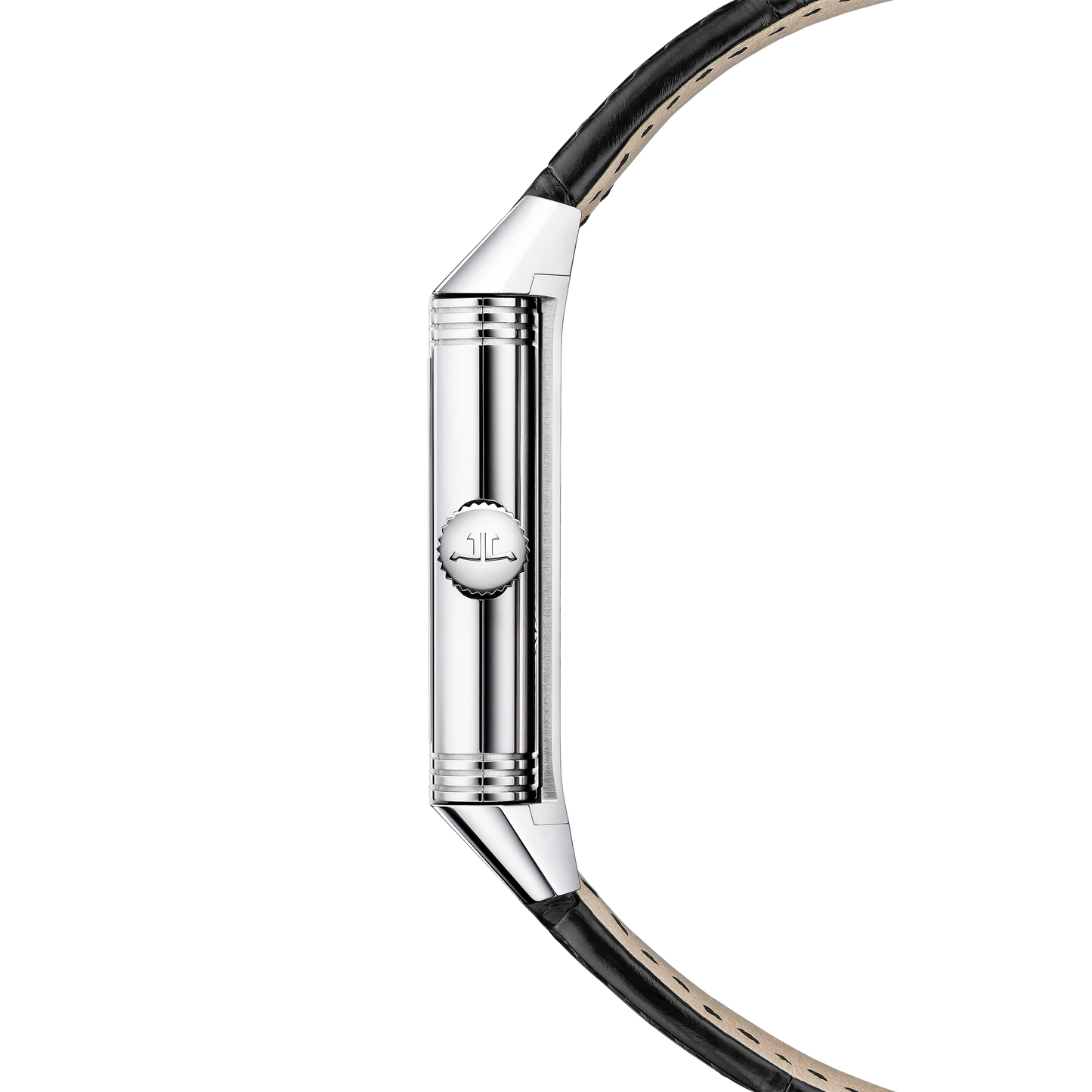 JLC - Reverso Tribute Enamel Xu Beihong Running Horse - Limited Edition - 45.6 MM x 27.4 MM - White Gold - Green Guilloché Enamel Dial - Black Leather Strap - Q39334B3