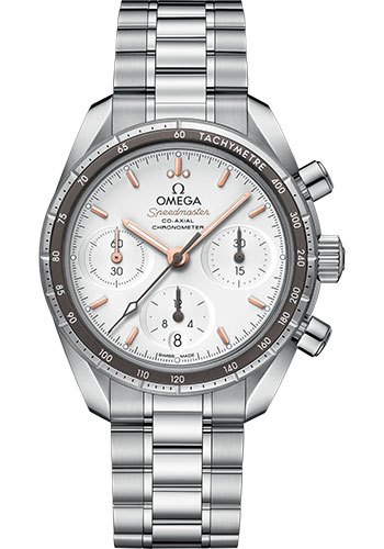 Omega Constellation Stainless Steel 38 MM - Stainless Steel Bracelet - Silvery Dial - 324.30.38.50.02.001