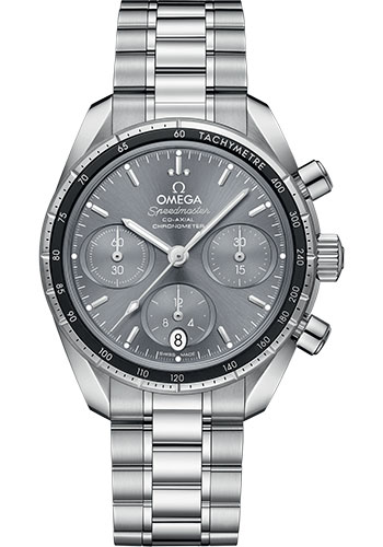 Omega Constellation Stainless Steel 38 MM - Stainless Steel Bracelet - Grey Dial - 324.30.38.50.06.001