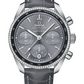 Omega Constellation Stainless Steel 38 MM - Grey Leather Strap - Diamond Bezel - Grey Dial - 324.38.38.50.06.001