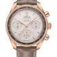 Omega Constellation Rose Gold 38 MM - Brown Leather Strap - Diamond Bezel - Cappuccino Dial - 324.68.38.50.02.003