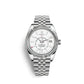 Rolex Stainless Steel & White Gold Sky Dweller Watch - 42 MM - Jubilee Bracelet - White Dial - 326934-0002