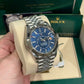 Rolex Stainless Steel & White Gold Sky Dweller Watch - 42 MM - Jubilee Bracelet - Blue Dial - 326934 blij