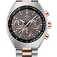 Omega Speedmaster Stainless Steel and Rose Gold 42.4 MM x 46.2 MM - Stainless Steel and Rose Gold Bracelet - Grey Dial - 327.20.43.50.01.001 nyc watcher nyc watches