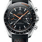 Omega Constellation Stainless Steel 44.25 MM - Black Leather Strap - Black Dial - 329.32.44.51.01.001