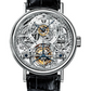 Breguet Classique Grande Complication Platinum 35.5 MM - Black Leather Strap - Silver Dial - 3355PT/00/986