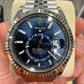 Rolex Stainless Steel and White Gold Sky Dweller Watch - 42 MM - Jubilee Bracelet - Fluted Ring Command Bezel - Blue Index Dial - 336934 blij