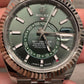 Rolex Stainless Steel and White Gold Sky Dweller Watch - 42 MM - Jubilee Bracelet - Fluted Bezel - Mint Green Index Dial - 336934 mgij