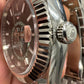 Rolex Stainless Steel and White Gold Sky Dweller Watch - 42 MM - Jubilee Bracelet - Fluted Bezel - Mint Green Index Dial - 336934 mgij