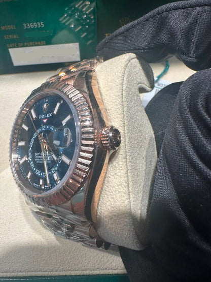 Rolex Sky Dweller - 42 MM - Rose Gold - Blue Dial - 336935-0005