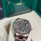 Rolex Everose Gold Sky Dweller Watch - 42 MM - Oyster Bracelet - Fluted Ring Command Bezel - Chocolate Index Dial - 336935 chio