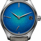 H. Moser & Cie Endeavour Perpetual Calendar - 42 MM - Tantalum & Steel - Abyss Blue Fumé "Grand Feu" Enamel Dial - Kudu Leather Strap - 1800-2000
