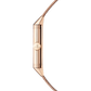 JLC - Reverso Tribute Monoface Small Seconds - 45.6 MM x 27.4 MM - Pink Gold - Golden Grained Dial - Milanese Gold Mesh Bracelet - Q713216J