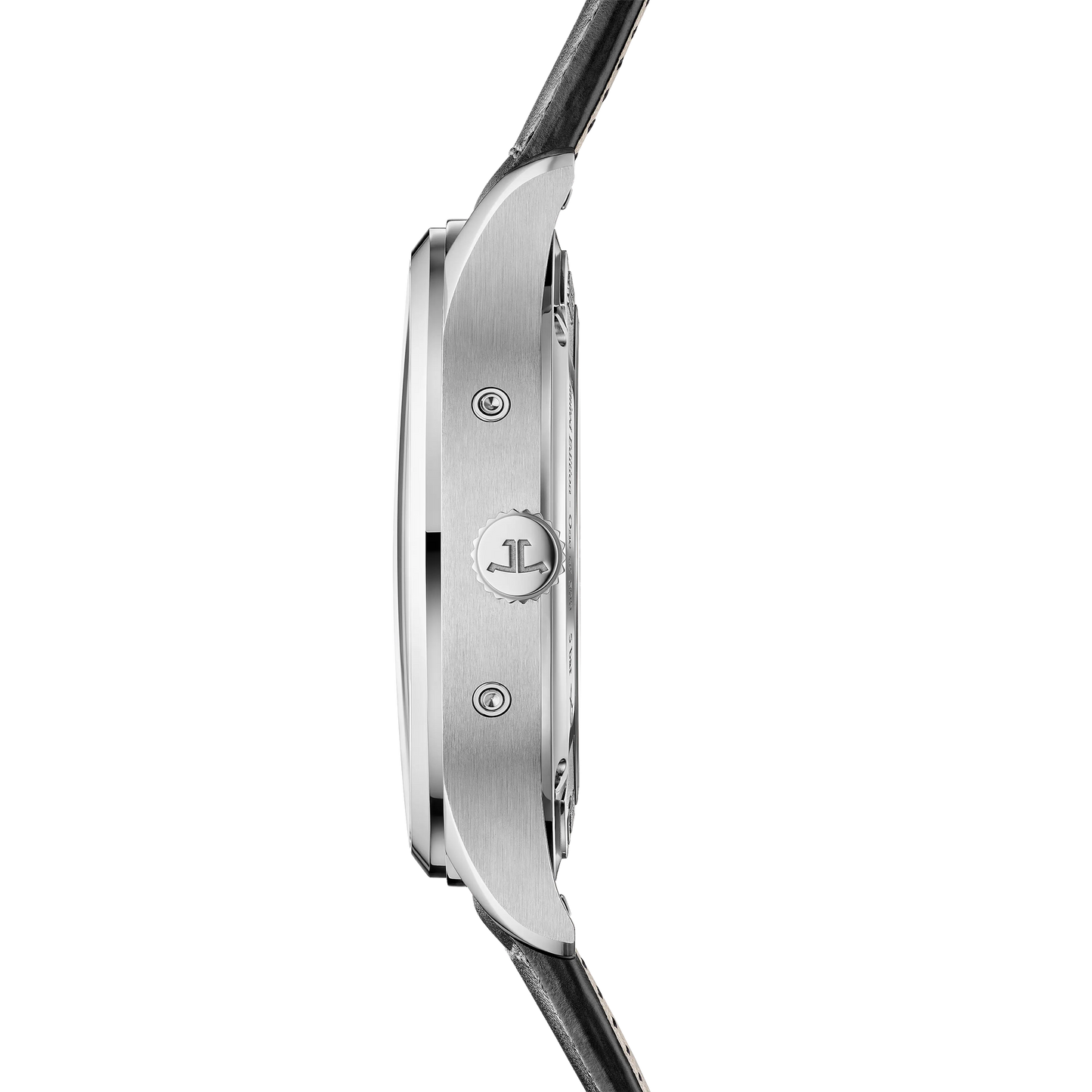 JLC - Master Control Calendar - Limited Edition - 40 MM - Stainless Steel - Gray Dial - Black Leather Strap - Q4148450