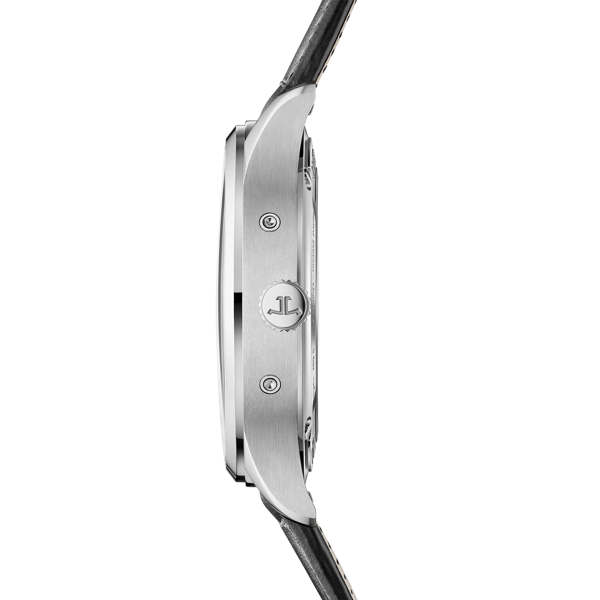 JLC - Master Control Calendar - Limited Edition - 40 MM - Stainless Steel - Gray Dial - Black Leather Strap - Q4148450