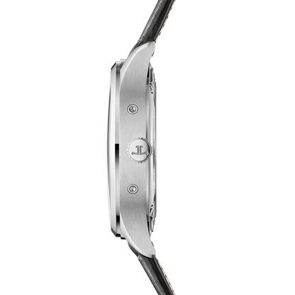 JLC - Master Control Calendar - Limited Edition - 40 MM - Stainless Steel - Gray Dial - Black Leather Strap - Q4148450