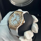 Hublot - Big Bang - 38 MM - Yellow Gold and Diamonds - White Dial - White Rubber Strap - Diamond Bezel - 361.PE.2010.RW.1704