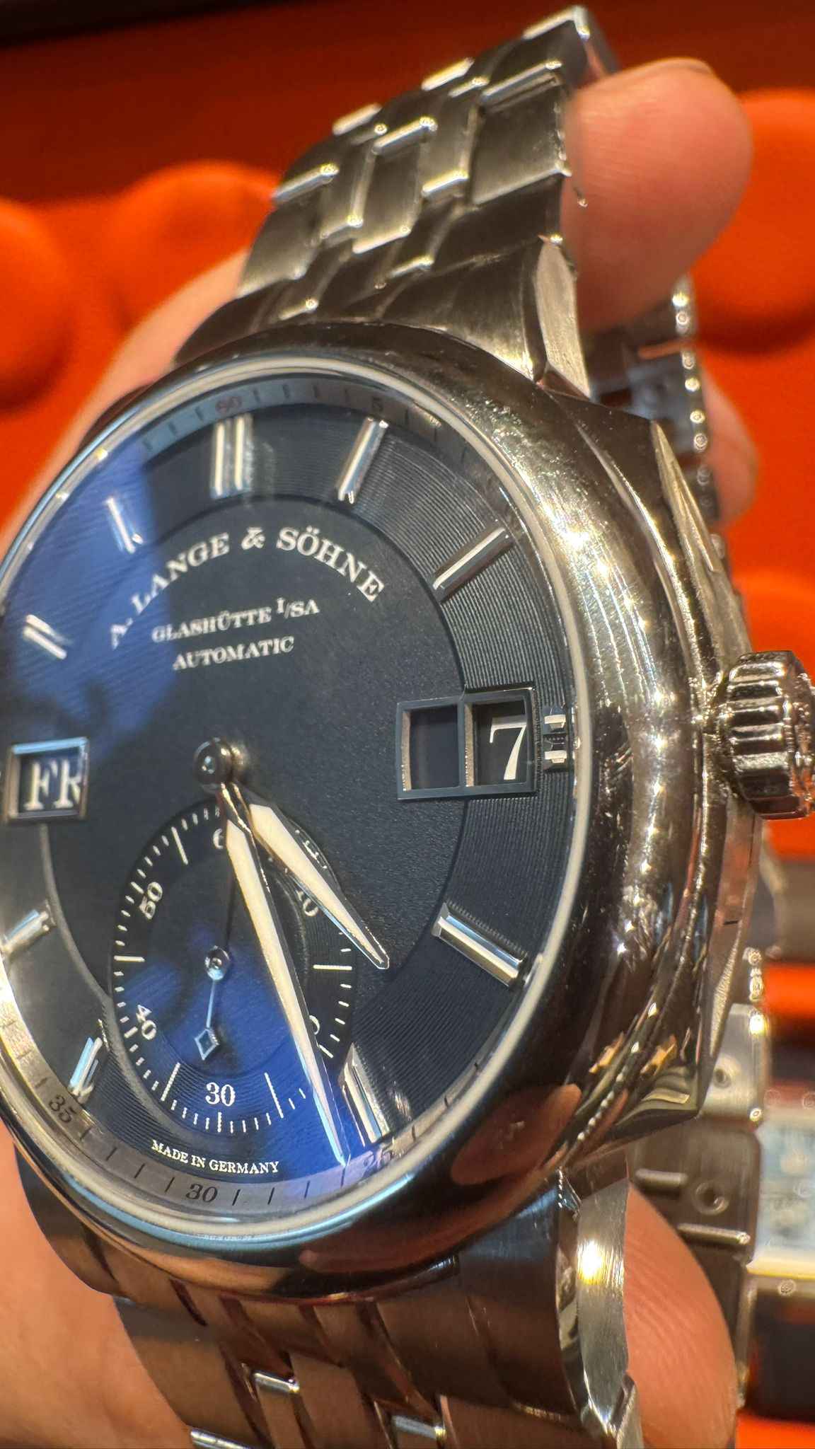 A.Lange & Söhne Odysseus - 40.5 MM - Steel - Blue Dial - 363.179