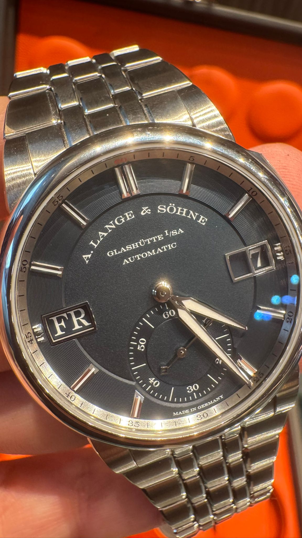 A.Lange & Söhne Odysseus - 40.5 MM - Steel - Blue Dial - 363.179
