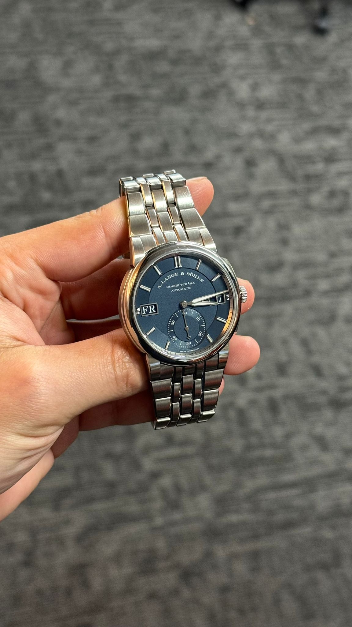 A.Lange & Söhne Odysseus - 40.5 MM - Steel - Blue Dial - 363.179