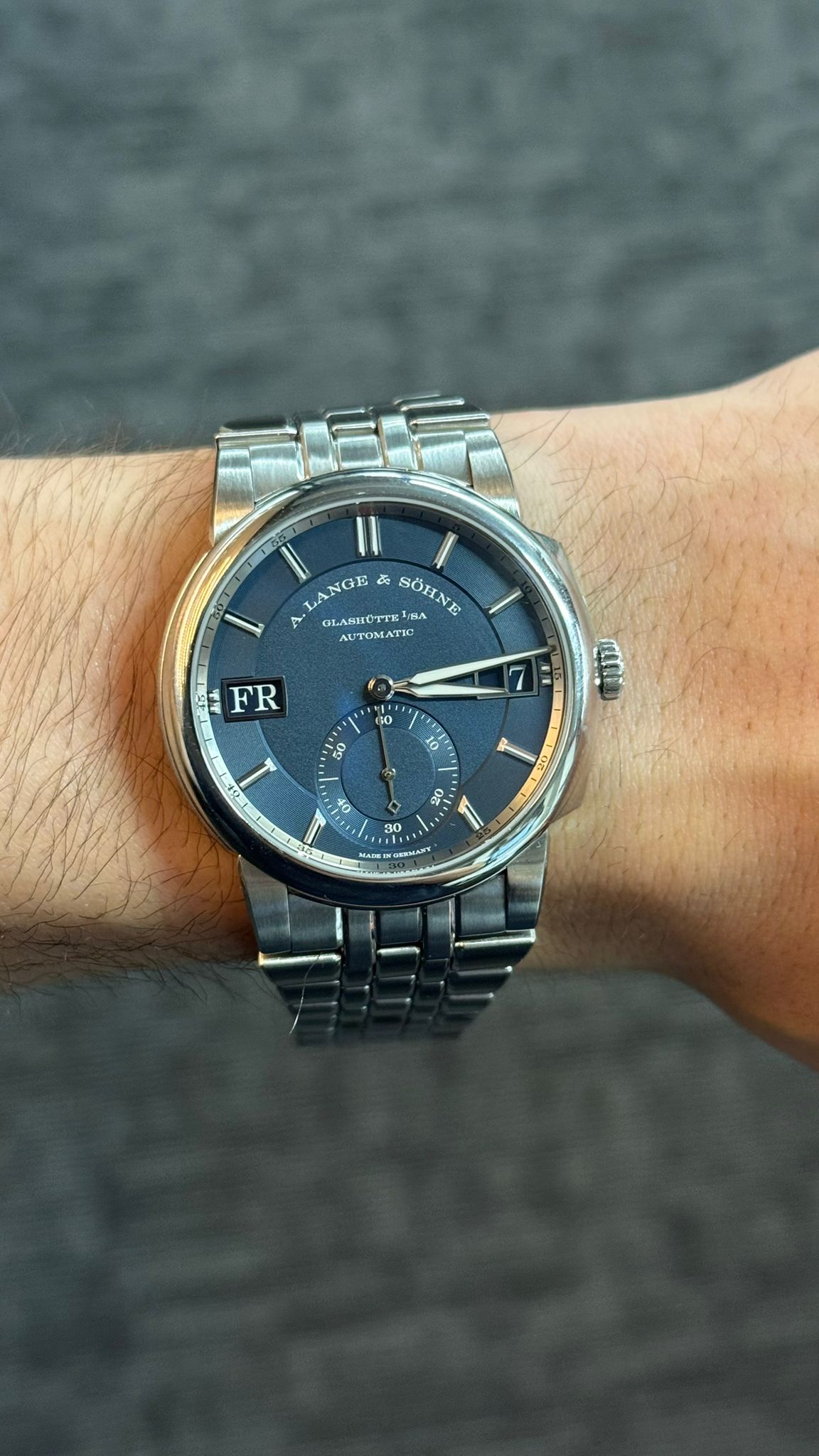 A.Lange & Söhne Odysseus - 40.5 MM - Steel - Blue Dial - 363.179