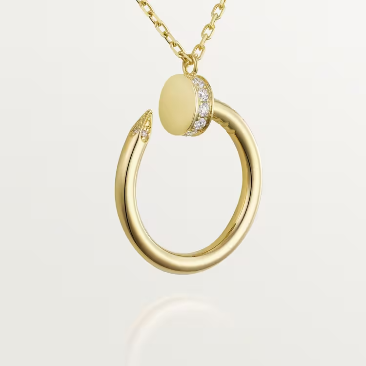 Cartier Juste Un Clou Necklace - Yellow Gold - Diamonds - B7224889