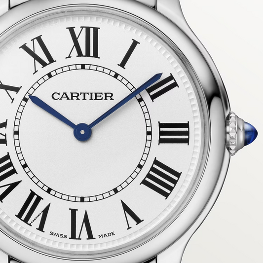 Cartier Ronde Must de Cartier Steel 36 MM - Steel Strap - Silver Dial - WSRN0034