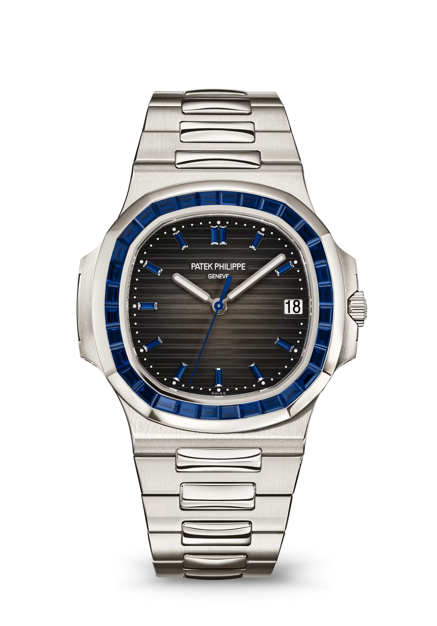 Patek Philippe Nautilus - 40MM - Platinum - Sapphire Bezel - 5711/111P