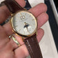 A.Lange & Söhne Saxonia Moonphase - 40 MM - Rose Gold - Silver Dial - 384.032
